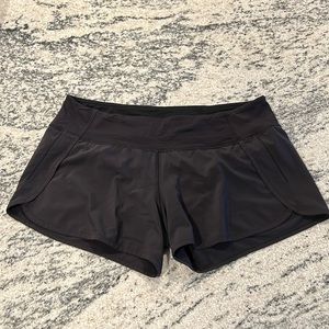 lululemon athletica Black Athletic Shorts